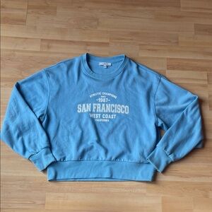 Mystyle college graphic crewneck sweatshirt